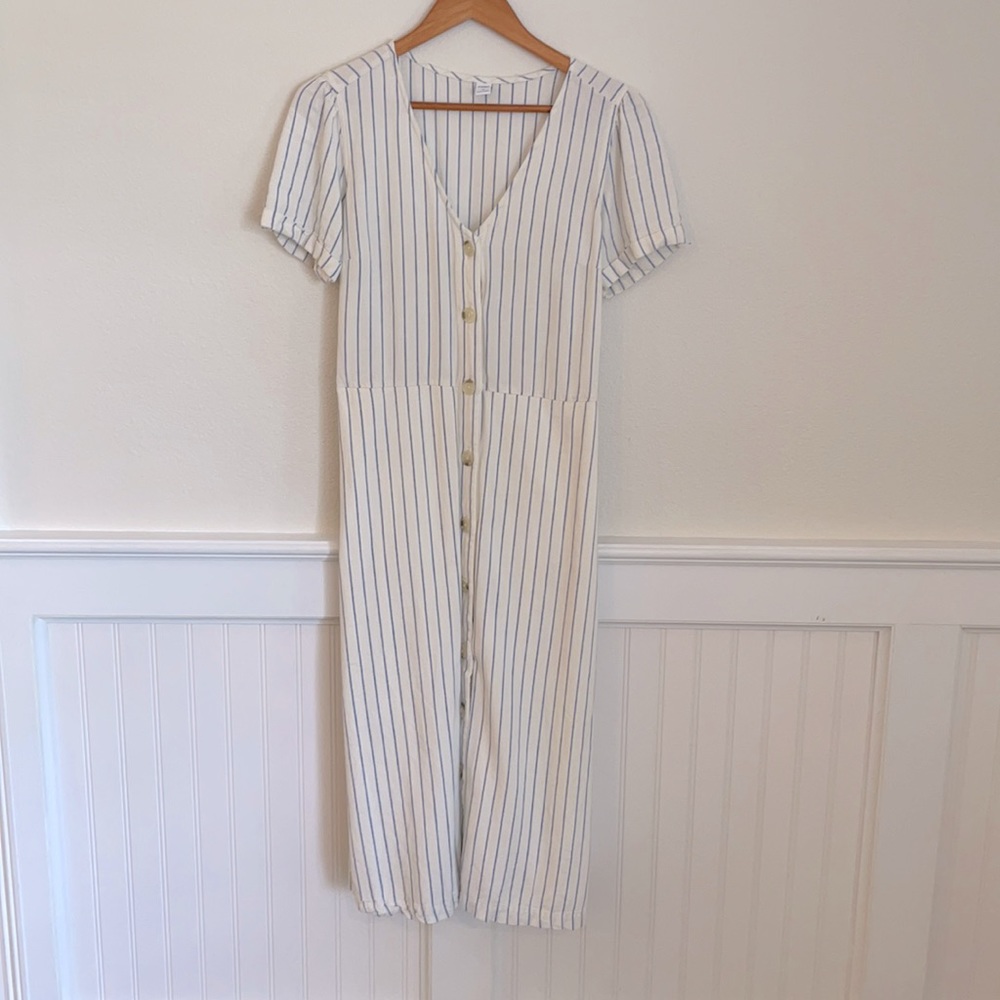 OldNavy midi striped dress size M